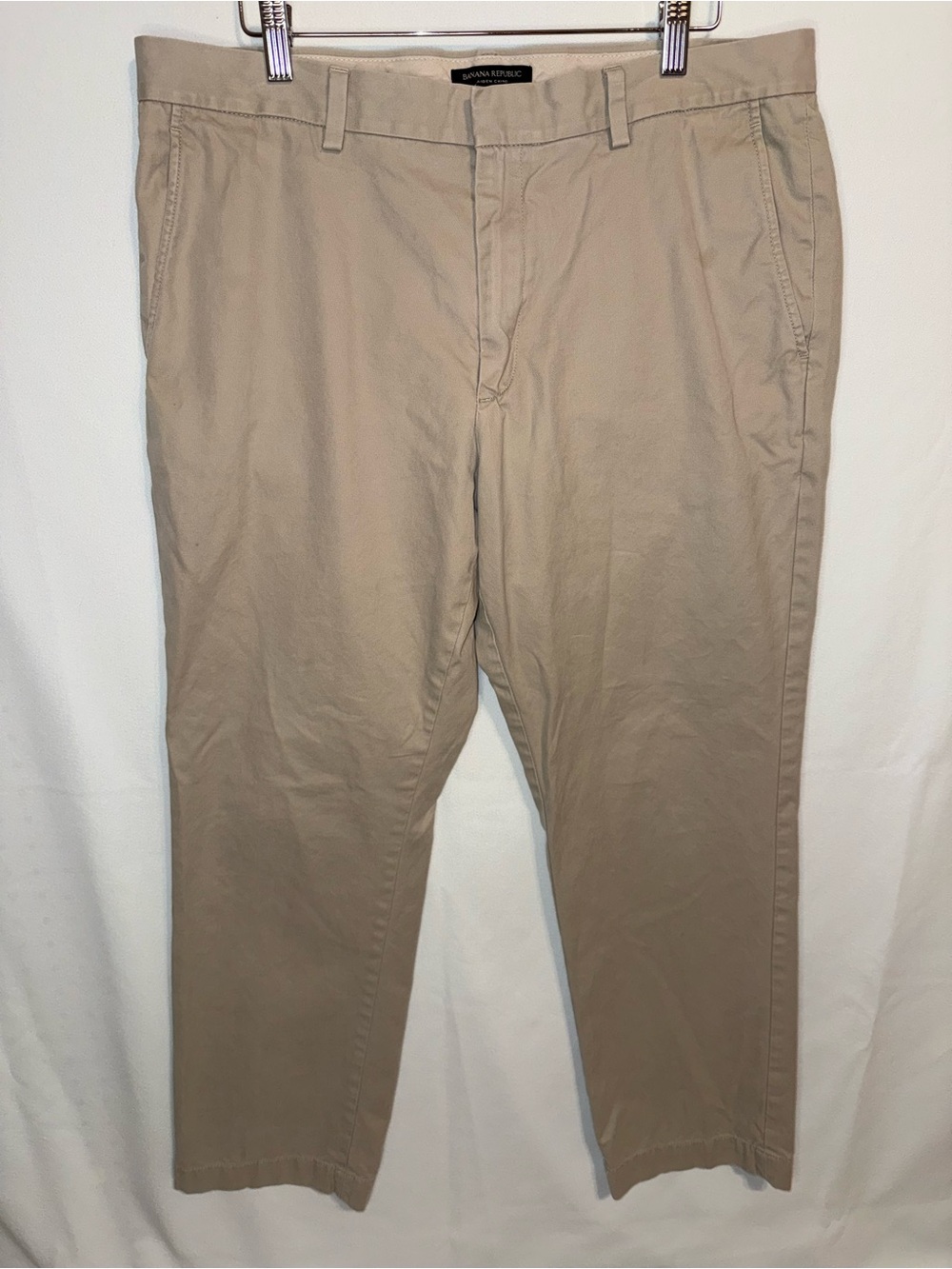 Banana Republic Men’s Aidan Chino Classic Fit Tan/Beige Pants Size 35x30 Cotton